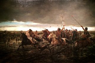 02-1 The Return of the Indian Raid La Vuelta del Malon By Angel della Valle 1892 National Museum of Fine Arts MNBA Buenos Aires.jpg